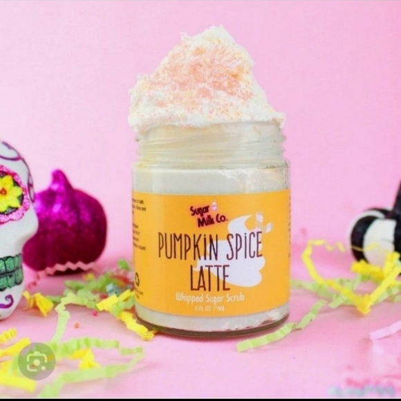 SUGAR MILK CO. PUMPKIN SPICE LATTE WHIPPED SUGAR SCRUB - Picture 1 of 4